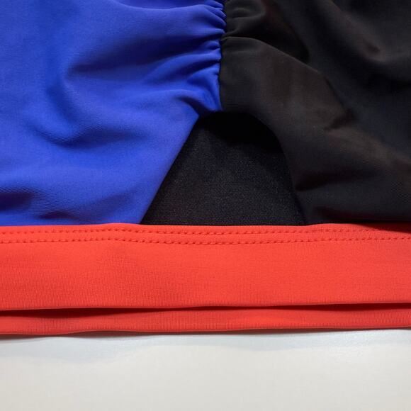 Reebok Long Line Color Block Bralette, Black, Small - Picture 2 of 6